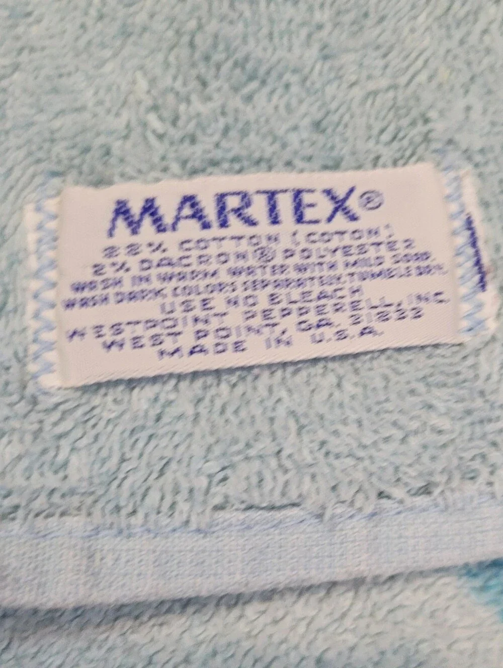 Vintage 1970s Hanae Mori, Martex Butterfly Bath / Beach Towel 26x49 Inches